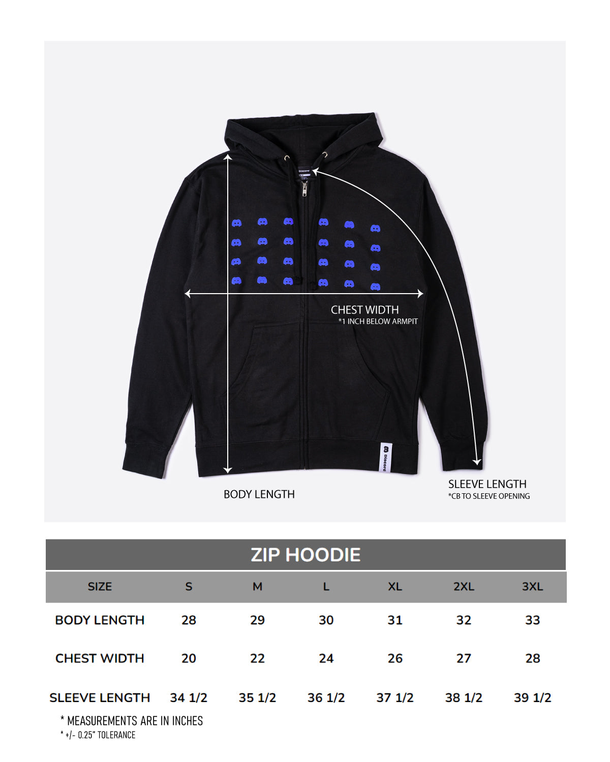 All the Feels Full Zip Hoodie – Discord Powered by DOTEXE